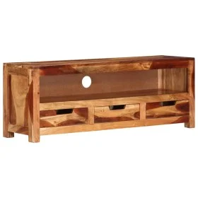 Mueble de TV madera maciza de acacia 110x30x40 cm de vidaXL, Muebles TV - Ref: Foro24-339508, Precio: 134,46 €, Descuento: %