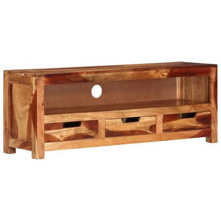 Mueble de TV madera maciza de acacia 110x30x40 cm de vidaXL, Muebles TV - Ref: Foro24-339508, Precio: 134,82 €, Descuento: %