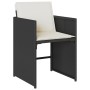 Juego de Comedor de Jardín 5 Piezas con Cojines Marrón Poliratán de , Sillas de jardín - Ref: Foro24-3379986, Precio: 281,92 ...