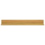 Estantes de pared 2 unidades madera maciza de teca 90x10x10 cm de vidaXL, Estantes y estanterías - Ref: Foro24-338260, Precio...