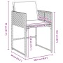 Juego de Comedor de Jardín de 5 Piezas con Cojines Beige Rattan Poliéster de , Sillas de jardín - Ref: Foro24-3380030, Precio...