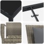 Juego de Comedor de Jardín de 5 piezas con cojines Gris Poliratán | Foro24.es | Tu tienda online para hogar, jardín y más Foro24.es