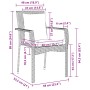 Juego de Comedor de Jardín de 5 piezas con cojines Gris Polirratán de , Conjuntos de jardín - Ref: Foro24-3380088, Precio: 37...