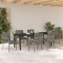 Juego de Comedor de Jardín de 7 Piezas con Cojines Gris Poliratán de , Conjuntos de jardín - Ref: Foro24-3380090, Precio: 494...