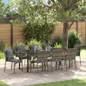Comprar Juego de Comedor de Jardín de 9 Piezas