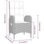 Conjunto de comedor de jardín con cojines de poliratán negro de , Sillas de jardín - Ref: Foro24-3380125, Precio: 904,27 €, D...