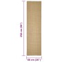Alfombra de sisal natural 66x250 cm de vidaXL, Alfombras - Ref: Foro24-136301, Precio: 90,39 €, Descuento: %
