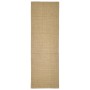 Alfombra de sisal natural 80x250 cm de vidaXL, Alfombras - Ref: Foro24-136307, Precio: 94,49 €, Descuento: %
