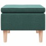 Taburete con patas de madera tapizado tela verde oscuro en Taburetes y sillas plegables | Comprar online en Foru.es