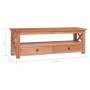 Mueble de TV madera maciza de caoba 115x30x40 cm de vidaXL, Muebles TV - Ref: Foro24-337081, Precio: 151,92 €, Descuento: %