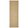 Alfombra de sisal natural 66x200 cm de vidaXL, Alfombras - Ref: Foro24-136300, Precio: 85,80 €, Descuento: %