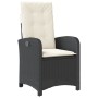 Set de Comedor de Jardín de 7 Piezas con Cojines Rattan Negro de , Sillas de jardín - Ref: Foro24-3380258, Precio: 780,84 €, ...