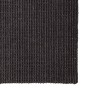 Alfombra de sisal natural negro 80x300 cm de vidaXL, Alfombras - Ref: Foro24-136326, Precio: 116,57 €, Descuento: %