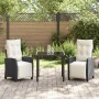 Conjunto de Comedor de Jardín de 7 Piezas Beige Poliratán de , Sillas de jardín - Ref: Foro24-3380454, Precio: 905,60 €, Desc...