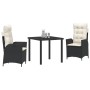 Set de 2 Negro PE ratán Mediano Reposabrazos ajustables | Foro24.es | Tu tienda online para hogar, jardín y más Foro24.es