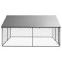 Perrera de exterior con tejado 300x300x150 cm de vidaXL, Casetas y cercados para perros - Ref: Foro24-171501, Precio: 150,43 ...