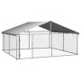 Perrera de exterior con tejado 300x300x150 cm de vidaXL, Casetas y cercados para perros - Ref: Foro24-171501, Precio: 150,43 ...
