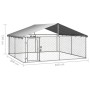 Perrera de exterior con tejado 300x300x150 cm de vidaXL, Casetas y cercados para perros - Ref: Foro24-171501, Precio: 150,43 ...