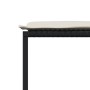 Set de muebles jardín 17 pzas con cojines ratán sintético negro en Conjuntos de jardín | Comprar online en Foru.es
