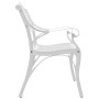 Banco de jardín de aluminio fundido blanco 102 cm de vidaXL, Bancos de jardín - Ref: Foro24-317746, Precio: 245,04 €, Descuen...