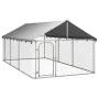 Perrera de exterior con tejado 400x200x150 cm de vidaXL, Casetas y cercados para perros - Ref: Foro24-171499, Precio: 156,07 ...