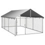 Perrera de exterior con tejado 400x200x150 cm de vidaXL, Casetas y cercados para perros - Ref: Foro24-171499, Precio: 174,52 ...