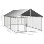 Perrera de exterior con tejado 400x200x150 cm de vidaXL, Casetas y cercados para perros - Ref: Foro24-171499, Precio: 174,52 ...