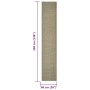 Alfombra de sisal natural verde 66x350 cm de vidaXL, Alfombras - Ref: Foro24-136375, Precio: 111,07 €, Descuento: %