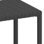 Tumbonas con mesita 2 unidades ratán sintético negro de vidaXL, Tumbonas - Ref: Foro24-317638, Precio: 189,45 €, Descuento: %