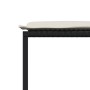 Set comedor de jardín con cojines 13 pzas ratán sintético negro en Conjuntos de jardín | Comprar online en Foru.es