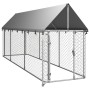 Perrera de exterior con tejado 400x100x150 cm de vidaXL, Casetas y cercados para perros - Ref: Foro24-171497, Precio: 128,55 ...