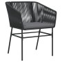 Conjunto de Comedor de Jardín de 5 Piezas con Cojines Gris de Poliratán de , Sillas de jardín - Ref: Foro24-3380933, Precio: ...