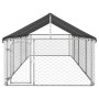 Perrera de exterior con tejado 600x200x150 cm de vidaXL, Casetas y cercados para perros - Ref: Foro24-171500, Precio: 191,00 ...