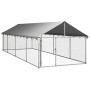 Perrera de exterior con tejado 600x200x150 cm de vidaXL, Casetas y cercados para perros - Ref: Foro24-171500, Precio: 191,00 ...