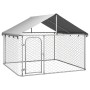 Perrera de exterior con tejado 200x200x150 cm de vidaXL, Casetas y cercados para perros - Ref: Foro24-171498, Precio: 122,46 ...