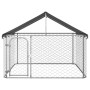 Perrera de exterior con tejado 200x200x150 cm de vidaXL, Casetas y cercados para perros - Ref: Foro24-171498, Precio: 122,46 ...