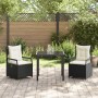 Juego de Comedor de Jardín de 9 Piezas Rattan PE Marrón | Foro24.es | Tu tienda online para hogar, jardín y más Foro24.es
