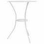 Mesa y sillas de bistró 3 piezas aluminio fundido blanco de vidaXL, Conjuntos de jardín - Ref: Foro24-317752, Precio: 205,37 ...
