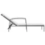 Liege mit schwarzem synthetischem Rattankissen von vidaXL, Liegen - Ref: Foro24-317635, Preis: 97,08 €, Rabatt: %