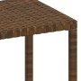 Tumbonas con mesita 2 unidades ratán sintético marrón de vidaXL, Tumbonas - Ref: Foro24-317637, Precio: 188,51 €, Descuento: %