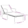 Tumbonas con mesita 2 unidades ratán sintético marrón de vidaXL, Tumbonas - Ref: Foro24-317637, Precio: 190,05 €, Descuento: %