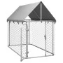 Perrera de exterior con tejado 200x100x150 cm de vidaXL, Casetas y cercados para perros - Ref: Foro24-171496, Precio: 96,38 €...