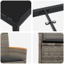 Juego de Comedor de Jardín de 5 Piezas con Cojines Gris Ratán Poli | Foro24.es | Tu tienda online para hogar, jardín y más Foro24.es