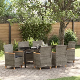 Comprar Conjunto de 7 Piezas de Comedor de Jardín