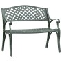 Banco de jardín de aluminio fundido verde 102 cm de vidaXL, Bancos de jardín - Ref: Foro24-317745, Precio: 229,46 €, Descuent...