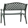 Banco de jardín de aluminio fundido verde 102 cm de vidaXL, Bancos de jardín - Ref: Foro24-317745, Precio: 229,46 €, Descuent...