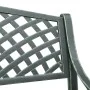 Banco de jardín de aluminio fundido verde 102 cm de vidaXL, Bancos de jardín - Ref: Foro24-317745, Precio: 225,30 €, Descuent...