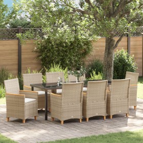Comprar Conjunto de Comedor de Jardín de 9 Piezas