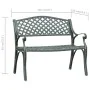 Banco de jardín de aluminio fundido verde 102 cm de vidaXL, Bancos de jardín - Ref: Foro24-317745, Precio: 225,30 €, Descuent...