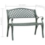 Banco de jardín de aluminio fundido verde 102 cm de vidaXL, Bancos de jardín - Ref: Foro24-317745, Precio: 229,46 €, Descuent...